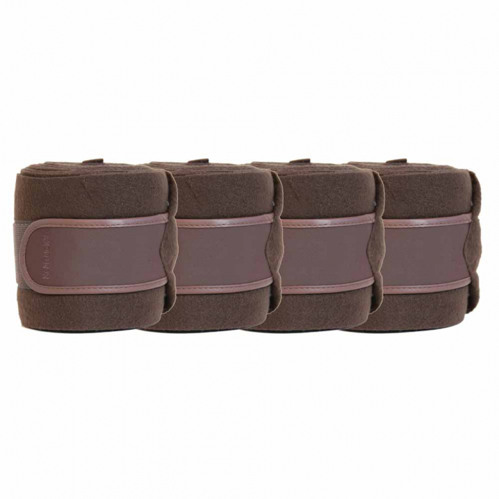 Bandasjer Polar Fleece 4-pk Brun i gruppen Hesteutstyr / Belegg & Bandasjer / Bandasjer hos Equinest (42111BR)