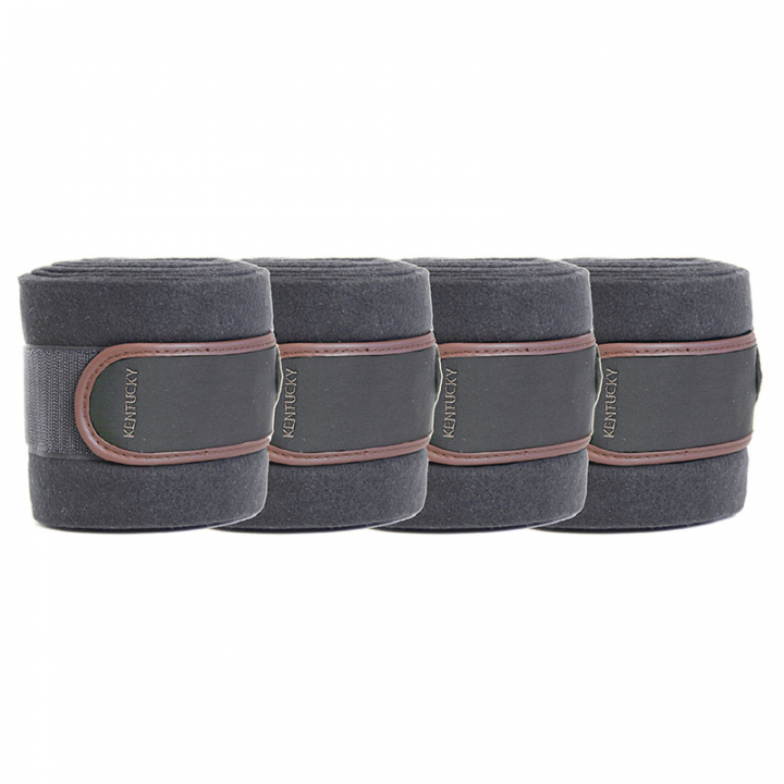 Bandasjer Polar Fleece Grå i gruppen Hesteutstyr / Belegg & Bandasjer / Bandasjer hos Equinest (42111GREY)