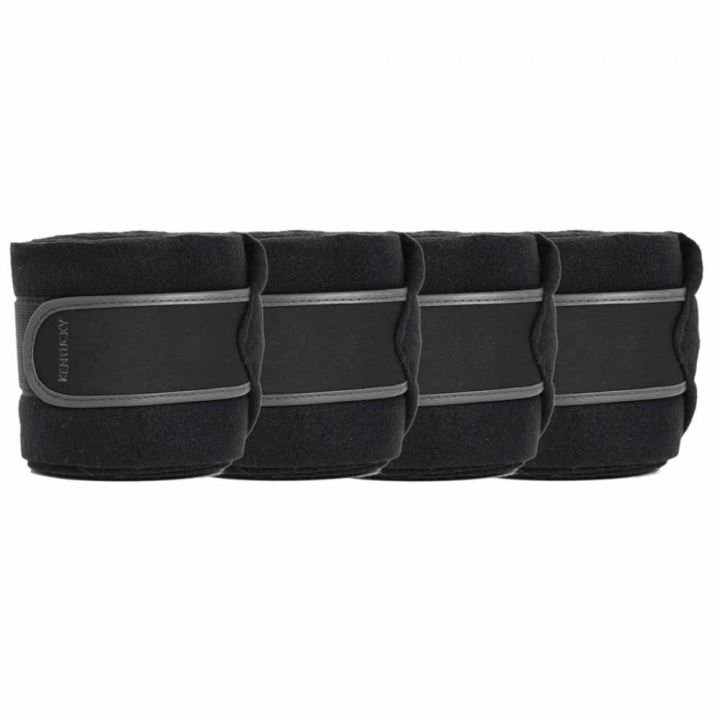 Bandasjer Polar Fleece 4-pk Svart i gruppen Hesteutstyr / Belegg & Bandasjer / Bandasjer hos Equinest (42111SV)