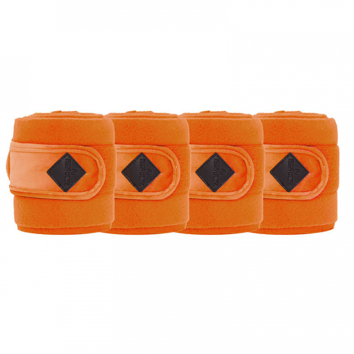 Bandasjer Polar Fleece Velvet Orange i gruppen Hesteutstyr / Belegg & Bandasjer / Bandasjer hos Equinest (42112OR)