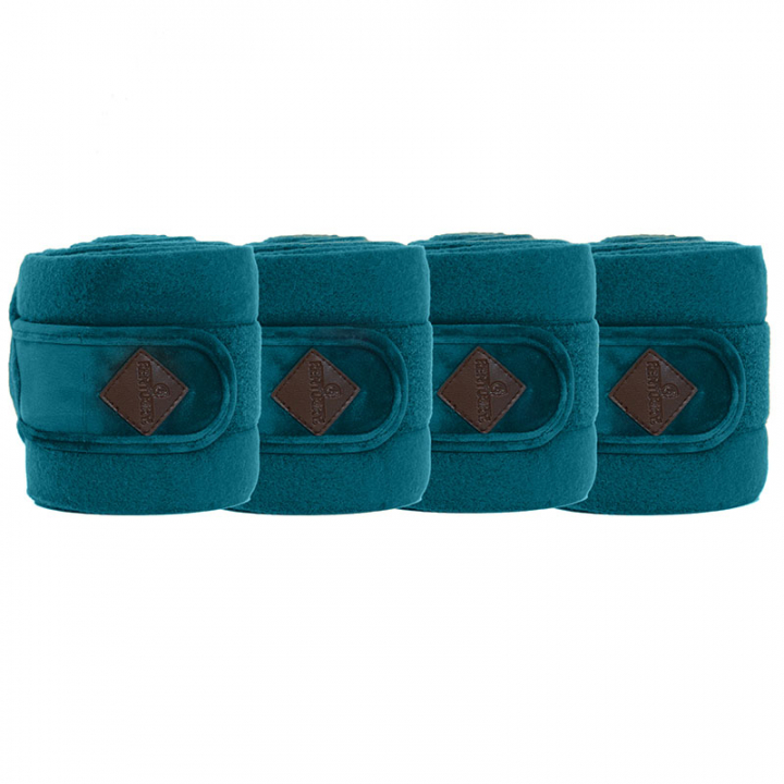 Bandasjer Polar Fleece Velvet Smaragdgrønn i gruppen Hesteutstyr / Belegg & Bandasjer / Bandasjer hos Equinest (42112SGN)