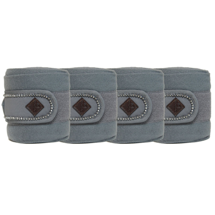 Bandasjer Polar Fleece Pearls Grå i gruppen Hesteutstyr / Belegg & Bandasjer / Bandasjer hos Equinest (42113GR)