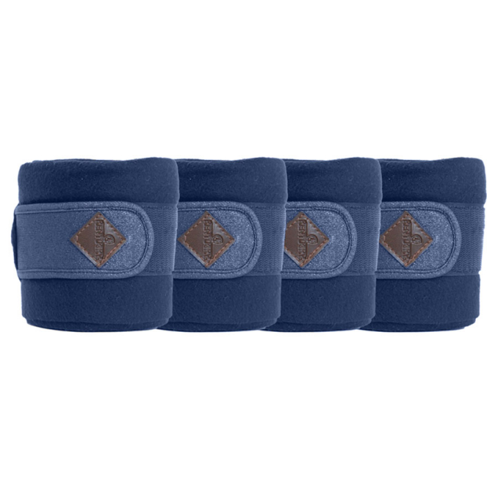 Bandasjer Polar Fleece Glitter Marineblå i gruppen Hesteutstyr / Belegg & Bandasjer / Bandasjer hos Equinest (42114NA)
