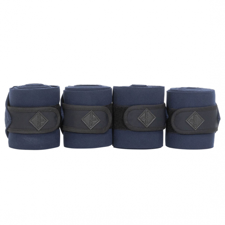 Bandasjer Polar Fleece Show Vegan Wool Marineblå i gruppen Hesteutstyr / Belegg & Bandasjer / Bandasjer hos Equinest (42120NA)