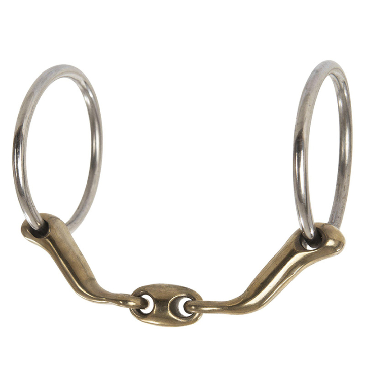 Anatomisk tredelt bitt i gruppen Hesteutstyr / Bitt / Trinsebitt hos Equinest (422110_r)