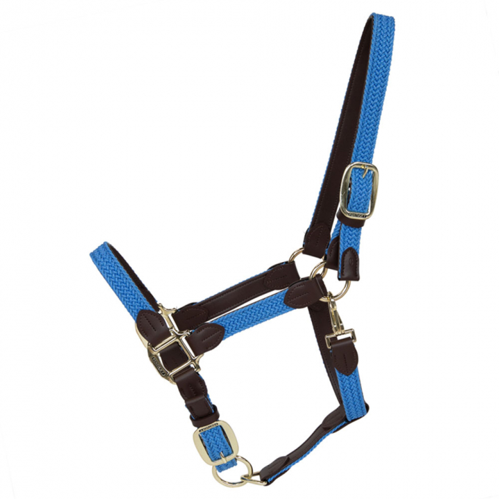 Grime Plaited Nylon Lyseblå i gruppen Hesteutstyr / Grimer / Stoff- & Nylongrimer hos Equinest (4251661COBLBL_r)