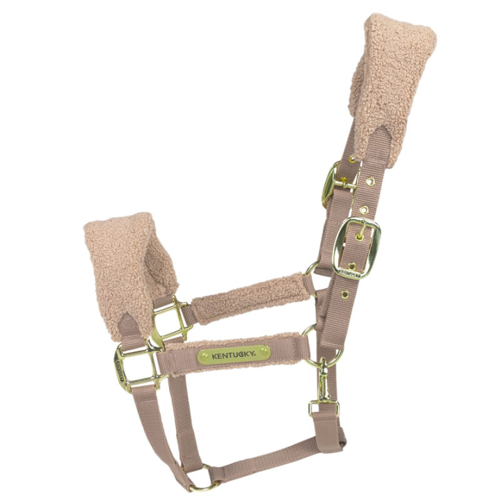 Grime Teddy Fleece Beige i gruppen Hesteutstyr / Grimer / Stoff- & Nylongrimer hos Equinest (4257332COBBE_r)