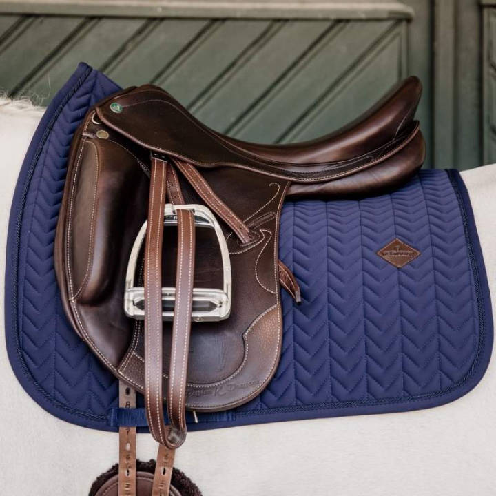 Dressursjabrak Fishbone Marineblå i gruppen Hesteutstyr / Sjabraker / Dressursjabraker hos Equinest (4257403DRNA_r)