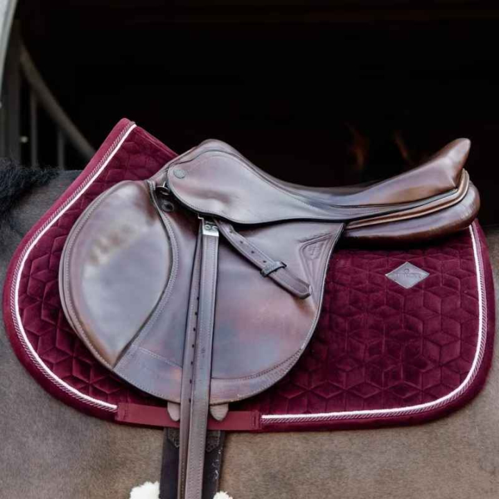 Sjabrak Velvet Vinrød i gruppen Hesteutstyr / Sjabraker / Allround & Sprangsjabraker hos Equinest (42579Vn_r)