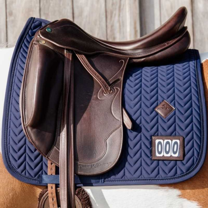 Dressursjabrak Fishbone Competition Marineblå i gruppen Hesteutstyr / Sjabraker / Dressursjabraker hos Equinest (4258203DRNA_r)