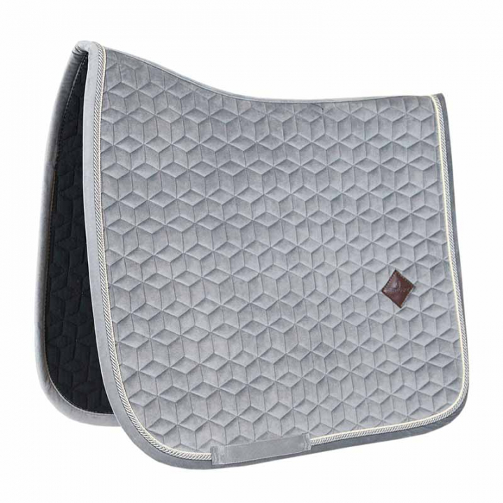 Dressursjabrak Basic Velvet Grå i gruppen Hesteutstyr / Sjabraker / Dressursjabraker hos Equinest (42589DrGr_r)
