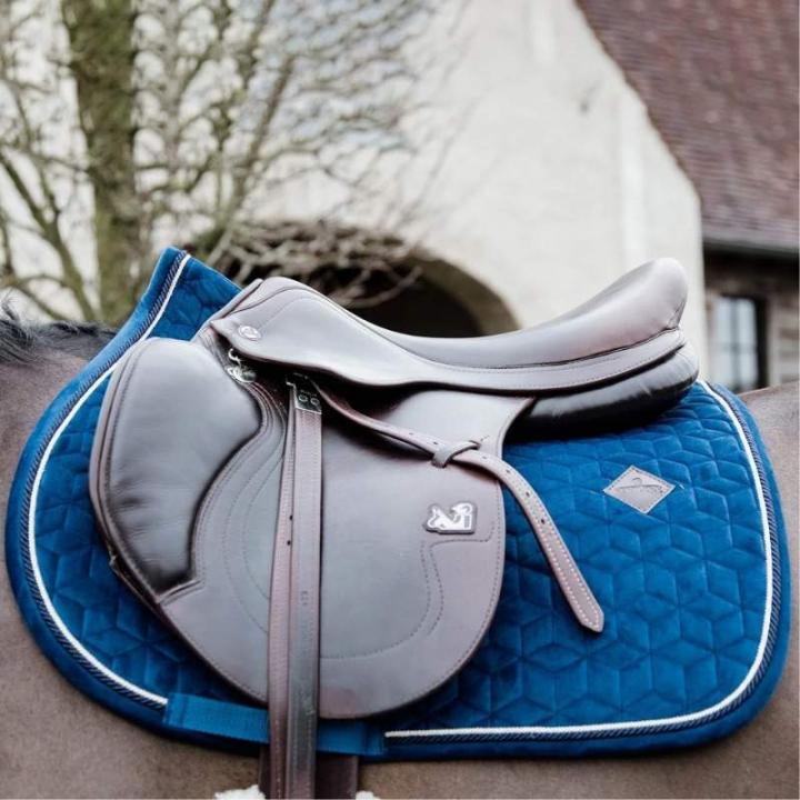 Sjabrak Basic Velvet Marineblå i gruppen Hesteutstyr / Sjabraker / Allround & Sprangsjabraker hos Equinest (42589Ma_r)