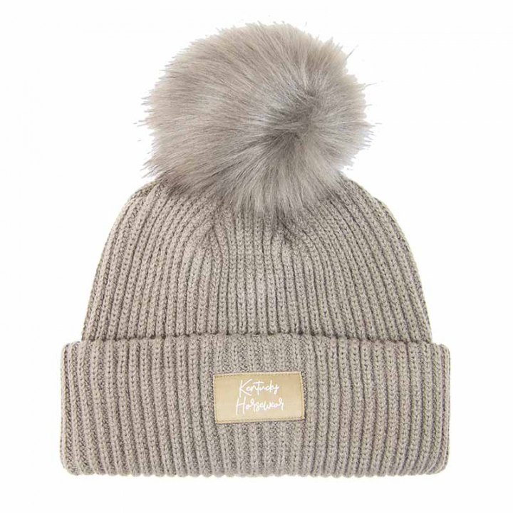 Lue Beanie Pompom Beige i gruppen Rideklær / Luer & Kaps / Luer hos Equinest (42592BE)