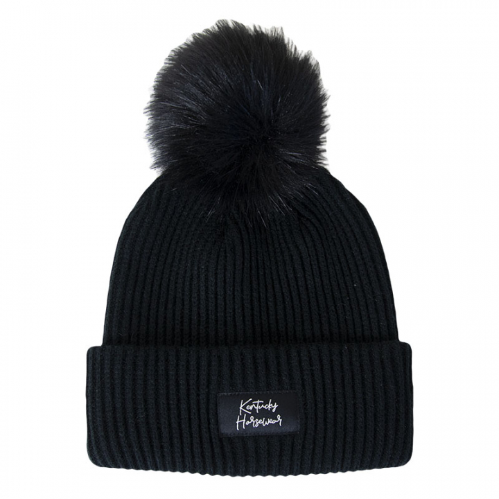 Lue Beanie Pompom Svart i gruppen Rideklær / Luer & Kaps / Luer hos Equinest (42592SV)