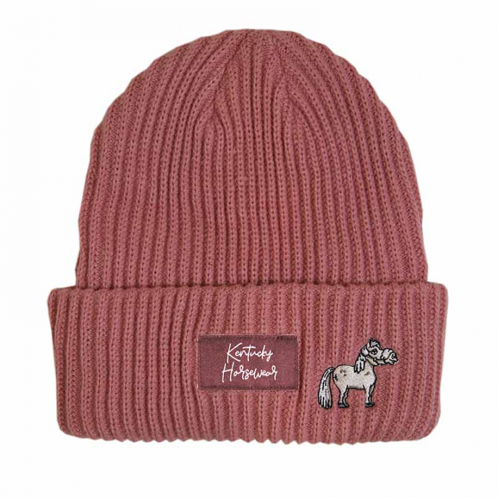 Lue Beanie Sammy Gammelrosa i gruppen Rideklær / Luer & Kaps / Luer hos Equinest (42600RS)
