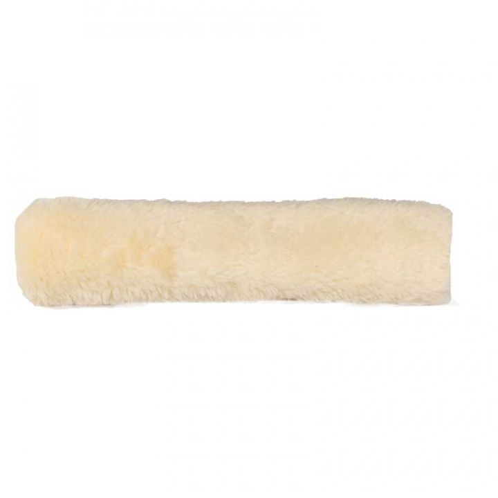 Noseband cover Sheepskin Natur i gruppen Hesteutstyr / Hodelag & Pannebånd / Saueskinn til hodelag hos Equinest (42602NA)
