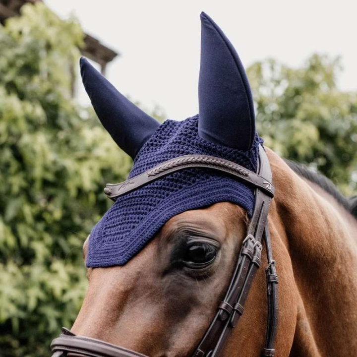 Ørehette Wellington Soundless Marineblå i gruppen Hesteutstyr / Ørehetter hos Equinest (42609Ma_r)