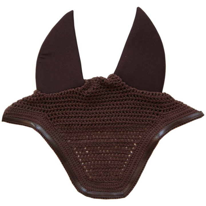 Ørehette Wellington Leather Soundless Brun i gruppen Hesteutstyr / Ørehetter hos Equinest (4261305FBR_r)
