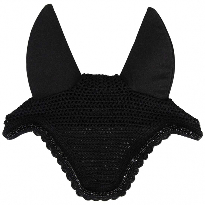 Ørehette Wellington Stone & Pearl Soundless Svart i gruppen Hesteutstyr / Ørehetter hos Equinest (42615Sv_r)