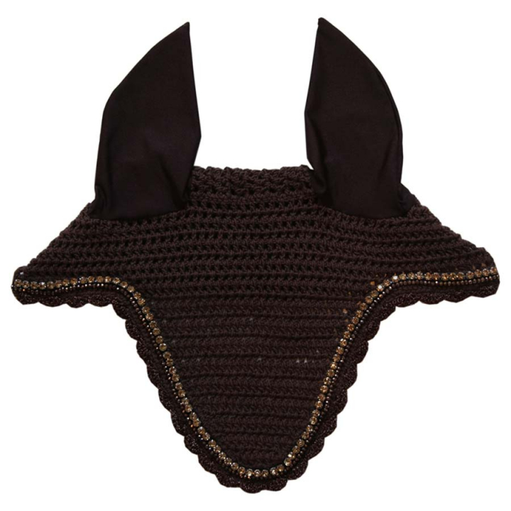 Ørehette Long Stone & Pearl Brun i gruppen Hesteutstyr / Ørehetter hos Equinest (4261605FBR_r)