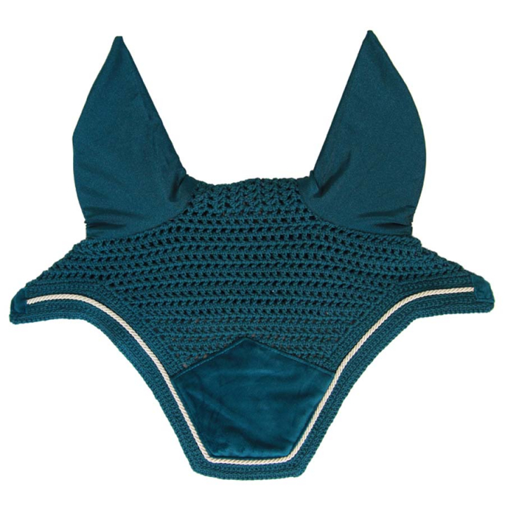 Ørehette Wellington Velvet Smaragdgrønn i gruppen Hesteutstyr / Ørehetter hos Equinest (4262617EGN)