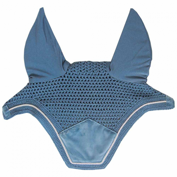 Ørehette Wellington Velvet Lyseblå i gruppen Hesteutstyr / Ørehetter hos Equinest (4262617LBLUE_r)