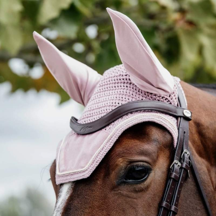 Ørehette Wellington Velvet Gammelrosa i gruppen Hesteutstyr / Ørehetter hos Equinest (4262617OPI_r)