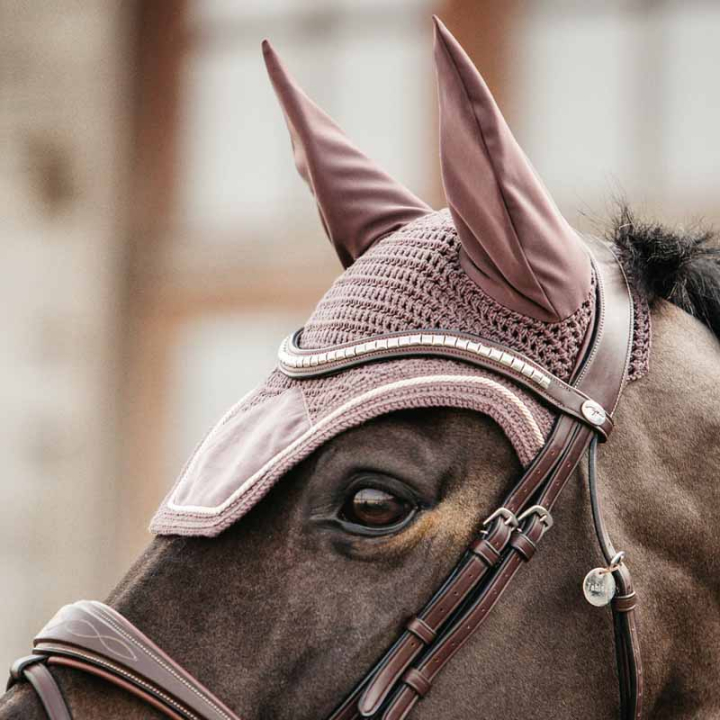 Ørehette Wellington Velvet Lyselilla i gruppen Hesteutstyr / Ørehetter hos Equinest (4262676FLPU)