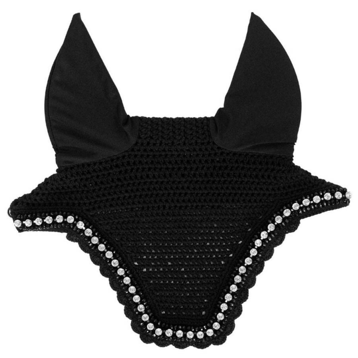 Ørehette Wellington Big Stone & Pearl Svart i gruppen Hesteutstyr / Ørehetter hos Equinest (4263401FBA_r)