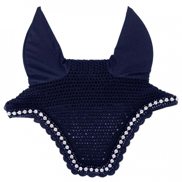 Ørehette Wellington Big Stone & Pearl Marineblå i gruppen Hesteutstyr / Ørehetter hos Equinest (4263433FDNA_r)