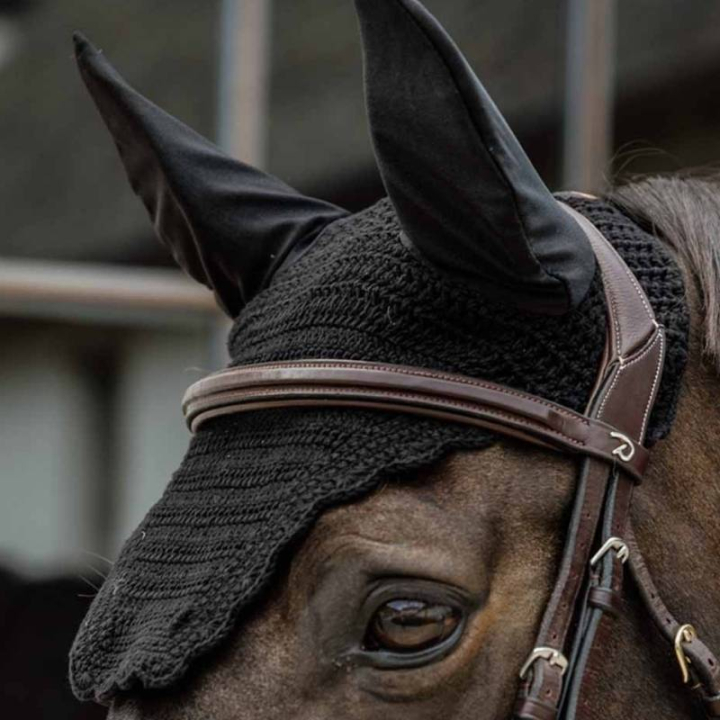 Ørehette Wellington Wave Svart i gruppen Hesteutstyr / Ørehetter hos Equinest (4265533BA)