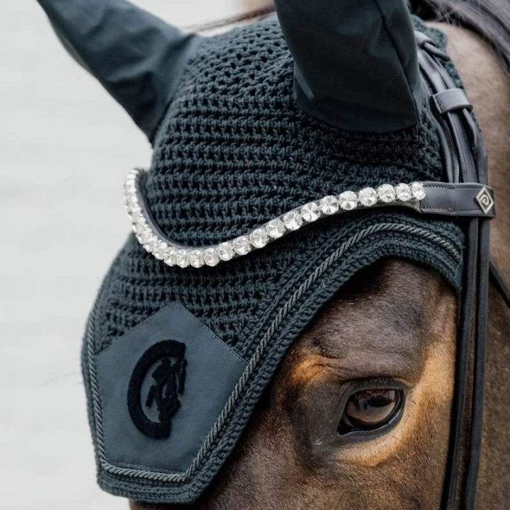 Ørehette Wellington 3D Logo Grønn i gruppen Hesteutstyr / Ørehetter hos Equinest (4265701PGN)