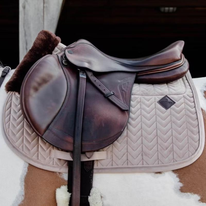 Sjabrak Skin Friendly Velvet Beige i gruppen Hesteutstyr / Sjabraker / Allround & Sprangsjabraker hos Equinest (4270632SJBE_r)