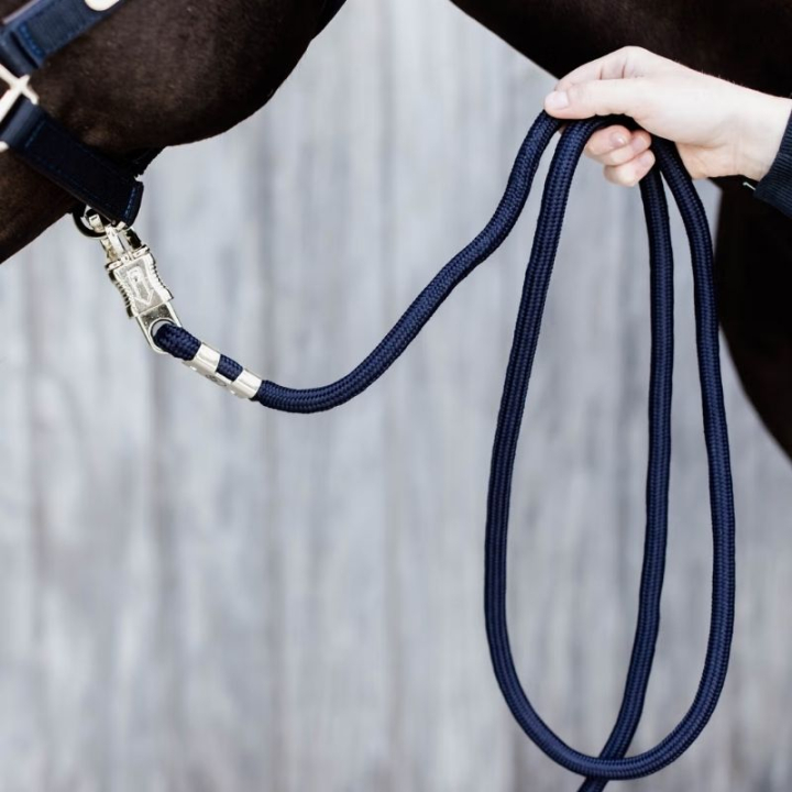 Leietau Panic Hook Marineblå i gruppen Hesteutstyr / Leietau & Transportleietau / Bomull- & Nylonleietau hos Equinest (4270903200NA)
