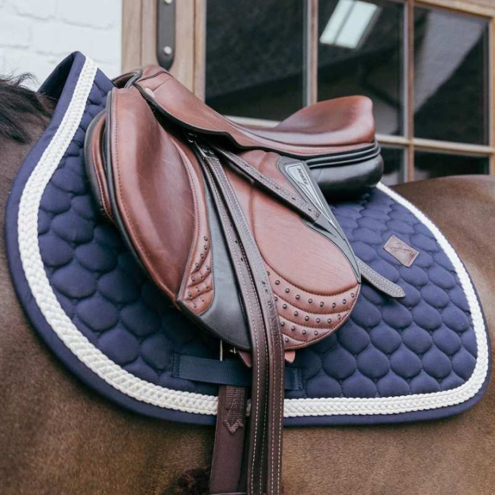Sjabrak Plaited Cord Marineblå i gruppen Hesteutstyr / Sjabraker / Allround & Sprangsjabraker hos Equinest (4272203SJNA_r)