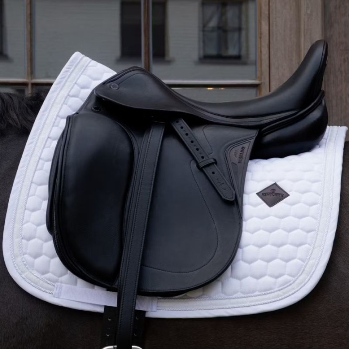Dressursjabrak Glitter Band Hvit/Hvit i gruppen Hesteutstyr / Sjabraker / Dressursjabraker hos Equinest (427300202DRWHWH_r)