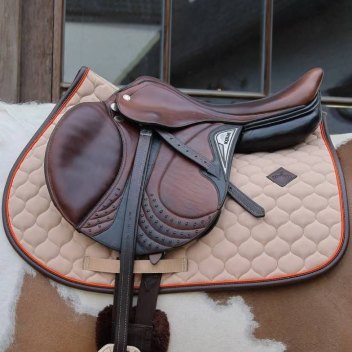Sjabrak Onion Quilt Leather Beige i gruppen Hesteutstyr / Sjabraker / Allround & Sprangsjabraker hos Equinest (4274332SJBE_r)