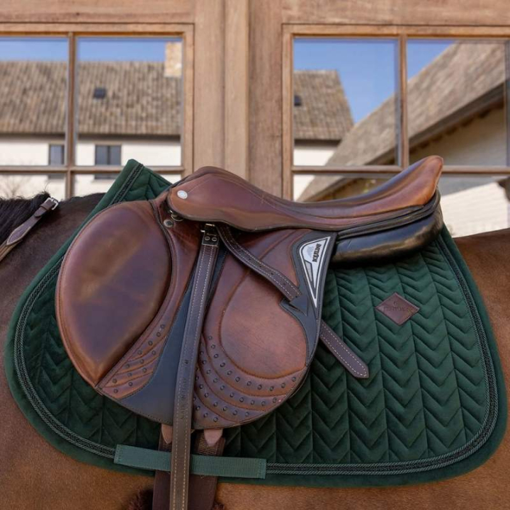 Sjabrak Velvet Mini Pearls Grønn i gruppen Hesteutstyr / Sjabraker / Allround & Sprangsjabraker hos Equinest (4275074PGN_r)