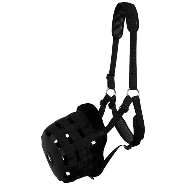 Beitebegrenser Artificial Fur Svart i gruppen Stall & Paddock / Paddock & Beite / Beitemasker hos Equinest (439103B0BA_r)