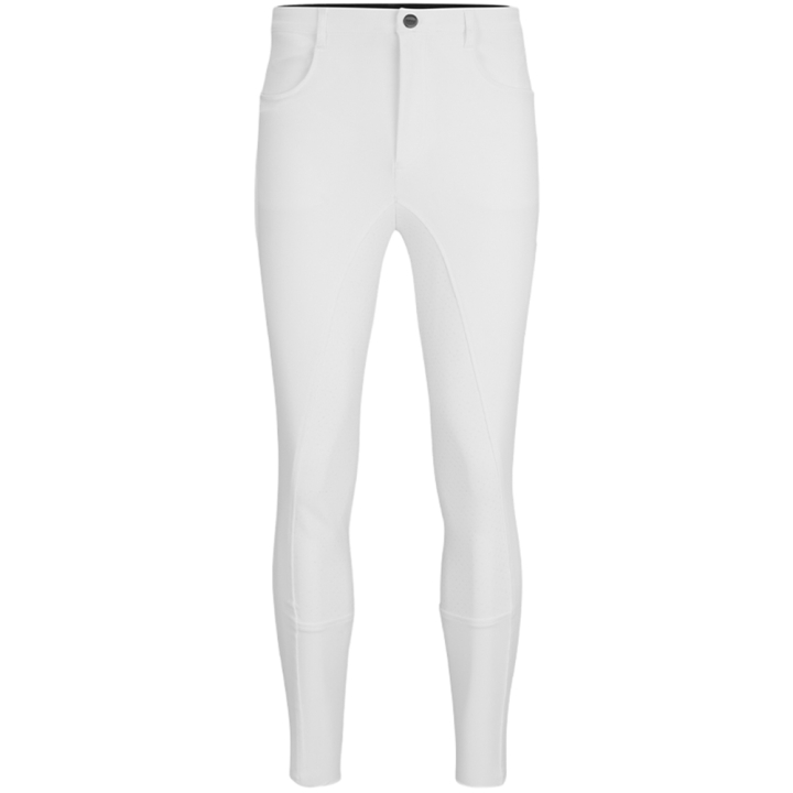Ridebukse Herre Jim Full Grip Hvit i gruppen Rideklær / Ridebukser & Ridetights / Ridebukser hos Equinest (4613B1M13011WH_r)