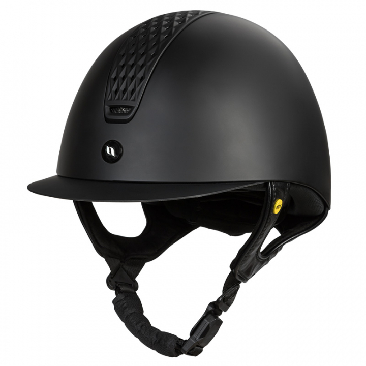 Ridehjelm MIPS Silves Smooth Top Svart i gruppen Rideutstyr / Ridehjelmer / MIPS-ridehjelmer hos Equinest (47100001BA_r)