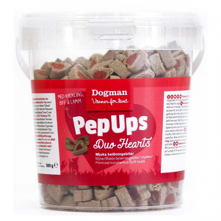 Hundegodis PepUps Duo Hearts i gruppen Hund / Hundegodis & Tyggebein hos Equinest (473015)