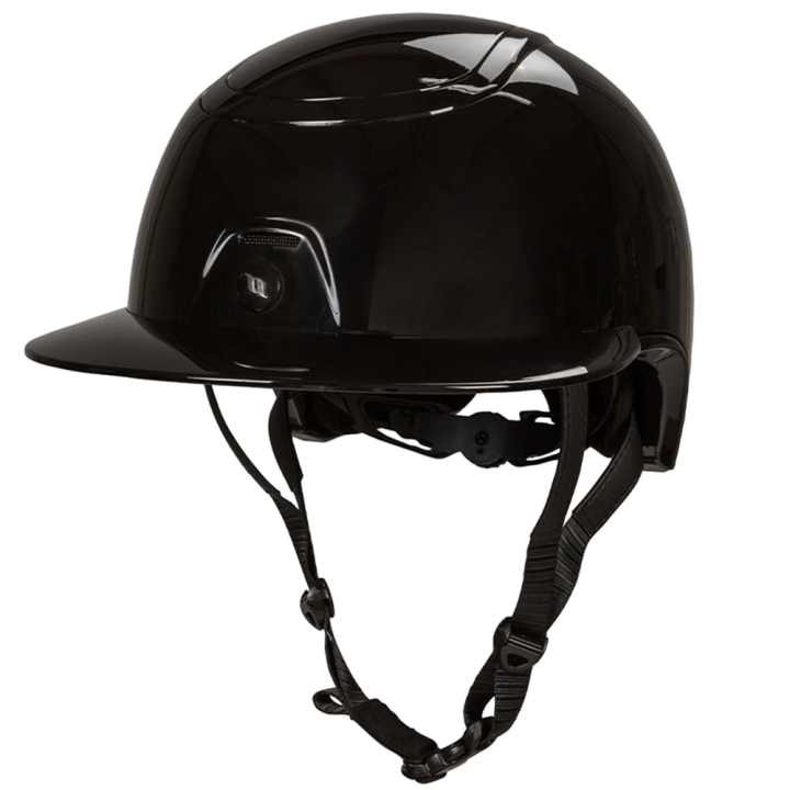 Ridehjelm MIPS Strixx Competition Wide Peak Glossy Svart i gruppen Rideutstyr / Ridehjelmer / MIPS-ridehjelmer hos Equinest (47530001BA_r)