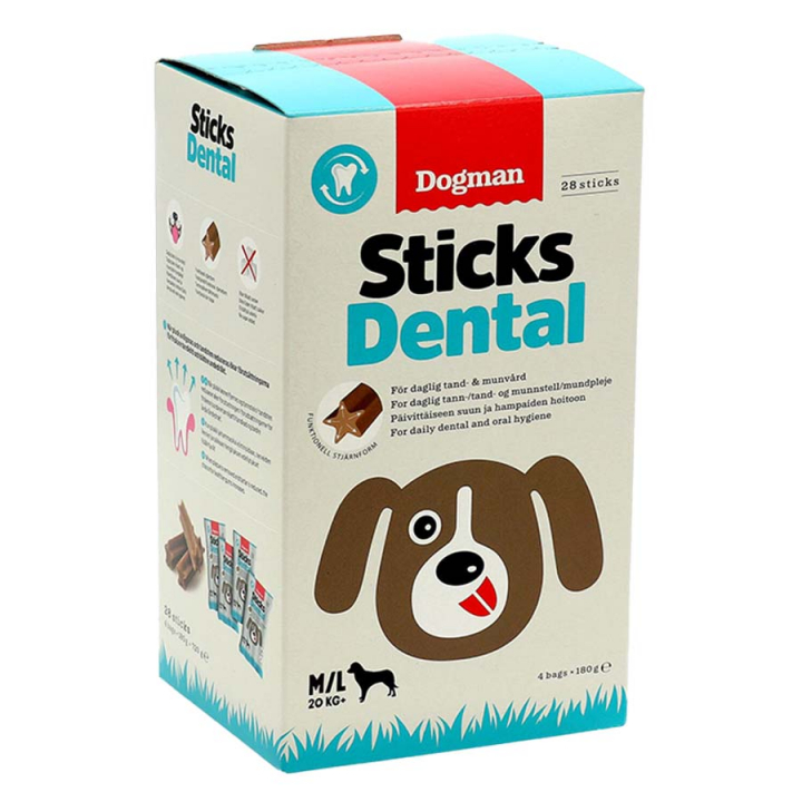 Tyggebein Dental Sticks Medium/Large i gruppen Hund / Hundegodis & Tyggebein hos Equinest (479180L)