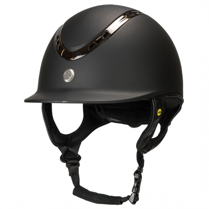 Ridehjelm EQ3 Pardus m. justeringshjul Smooth Top Svart i gruppen Rideutstyr / Ridehjelmer / MIPS-ridehjelmer hos Equinest (49420000BA)
