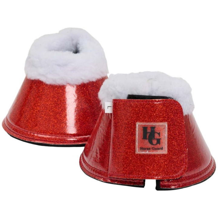 Kopper med pels Lulu Christmas Glitter HG Rød/Hvit i gruppen Høytider & Maskerade hos Equinest (504411004RE)