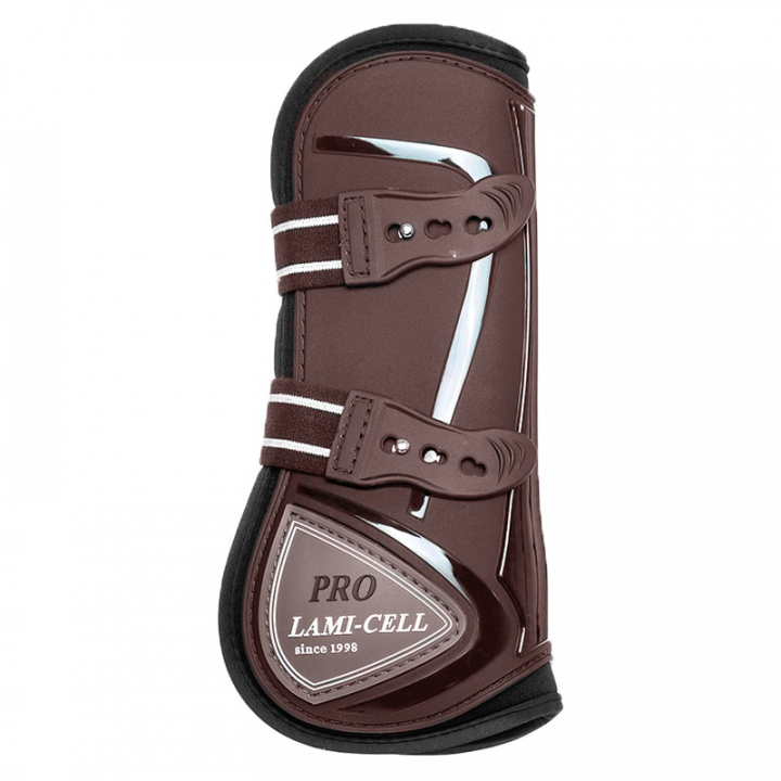 Senebeskyttere Elite Front Brun i gruppen Hesteutstyr / Belegg & Bandasjer / Sprangbelegg hos Equinest (506217010100M_B_r)