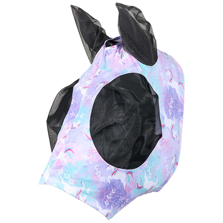 Fluemaske Lycra Unicorn HG Lilla i gruppen Fluebeskyttelse / Fluemasker hos Equinest (50666010142PU_r)