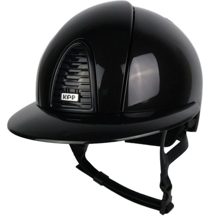Ridehjelm Cromo 2.0 Shine Polo Svart/Svart i gruppen Rideutstyr / Ridehjelmer / Solskjerm hos Equinest (51090212020002BABA_r)