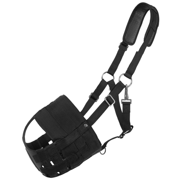 Beitebegrenser Nostrils Svart i gruppen Stall & Paddock / Paddock & Beite / Beitemasker hos Equinest (5153ZW1BA_r)